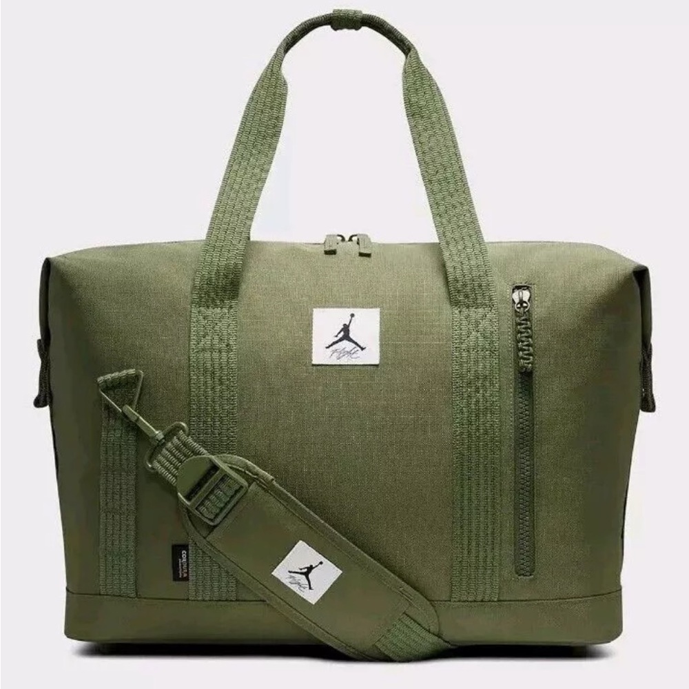 Nike Jordan Jam Flight Cordura Duffle Bag Sage Green Gym Bag MA0798 EF9 NWT